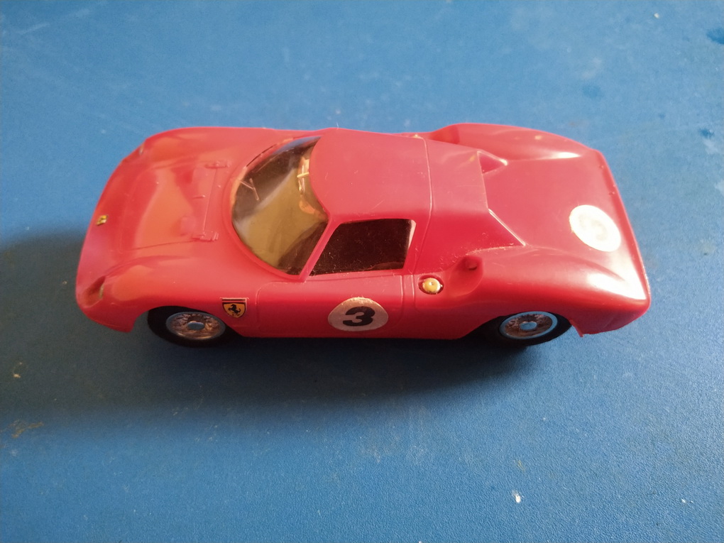 Slotcars66 Ferrari 250 LM 1/32nd scale MRRC slot car red #3  